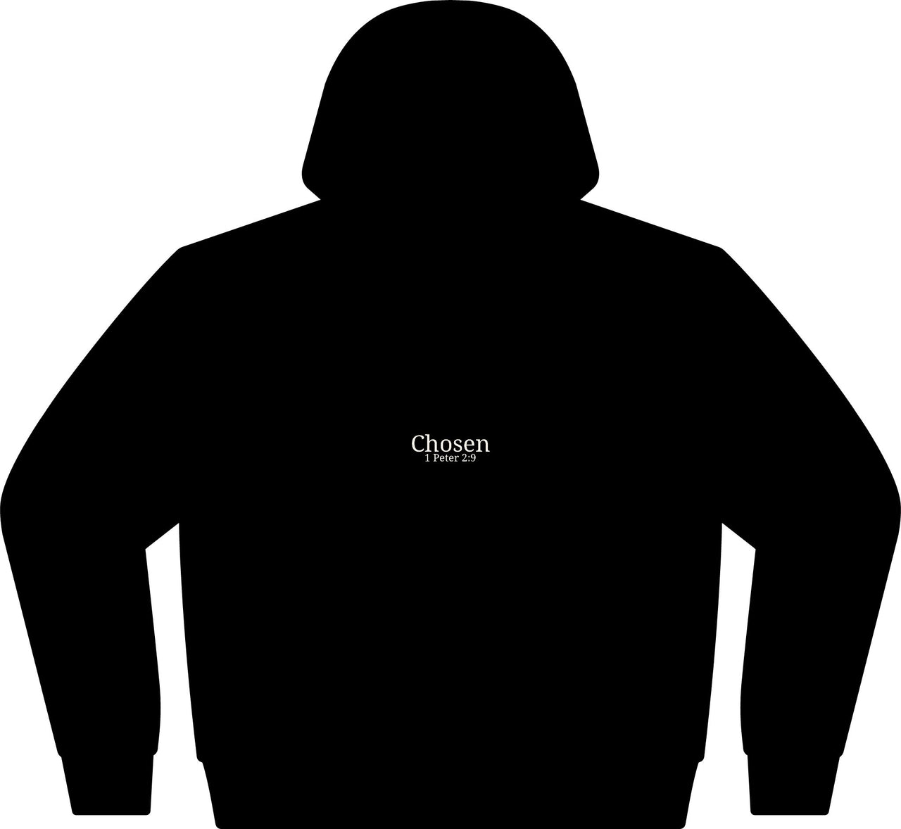 Chosen Full-Zip Hoodie — Back Print