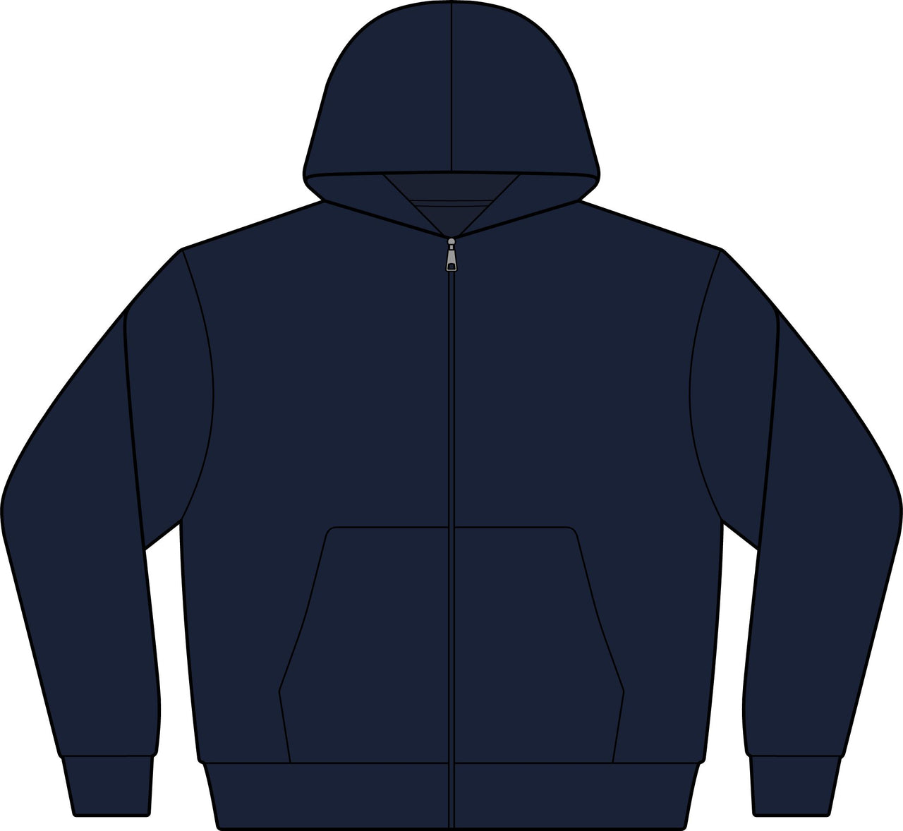 Chosen Full-Zip Hoodie — Back Print