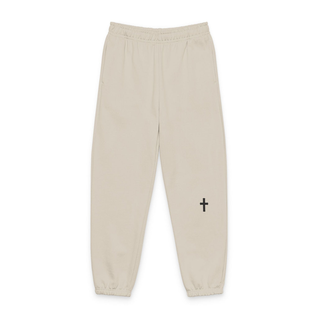 Cross Fleece Jogger in Dust
