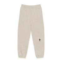 Thumbnail for Cross Fleece Jogger in Dust
