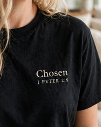 Thumbnail for Chosen Tee - print close-up
