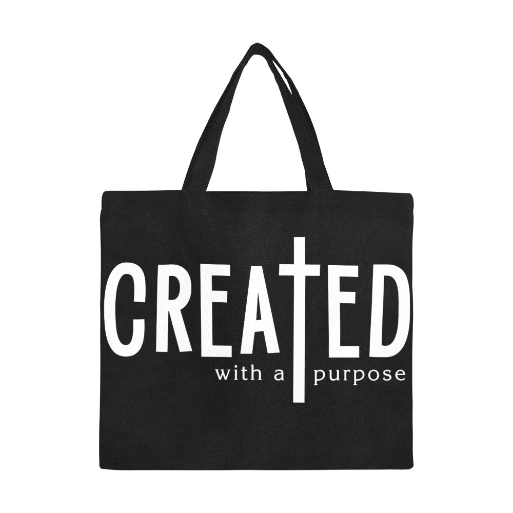 Created With A Purpose Tote Bag (Large)