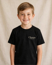 Thumbnail for Kids Chosen Tee - worn front