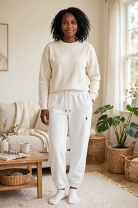 Thumbnail for Cross Jogger in White, worn