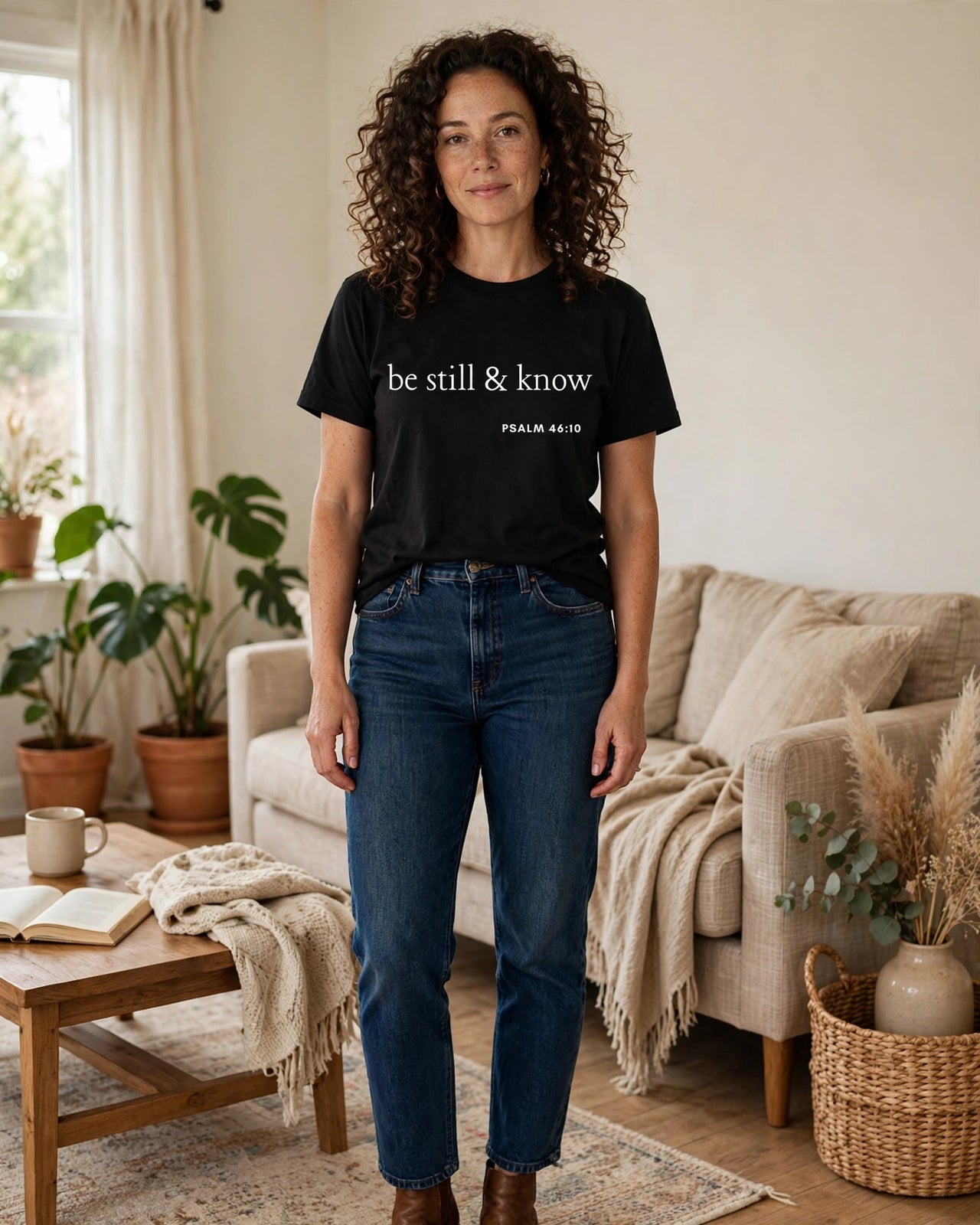Be Still And Know Tee - full body