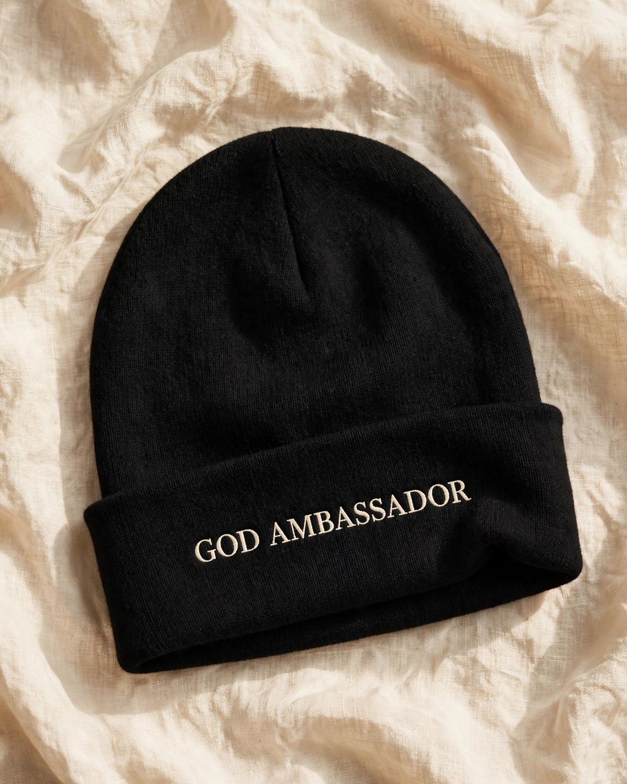God Ambassador Beanie - flat detail