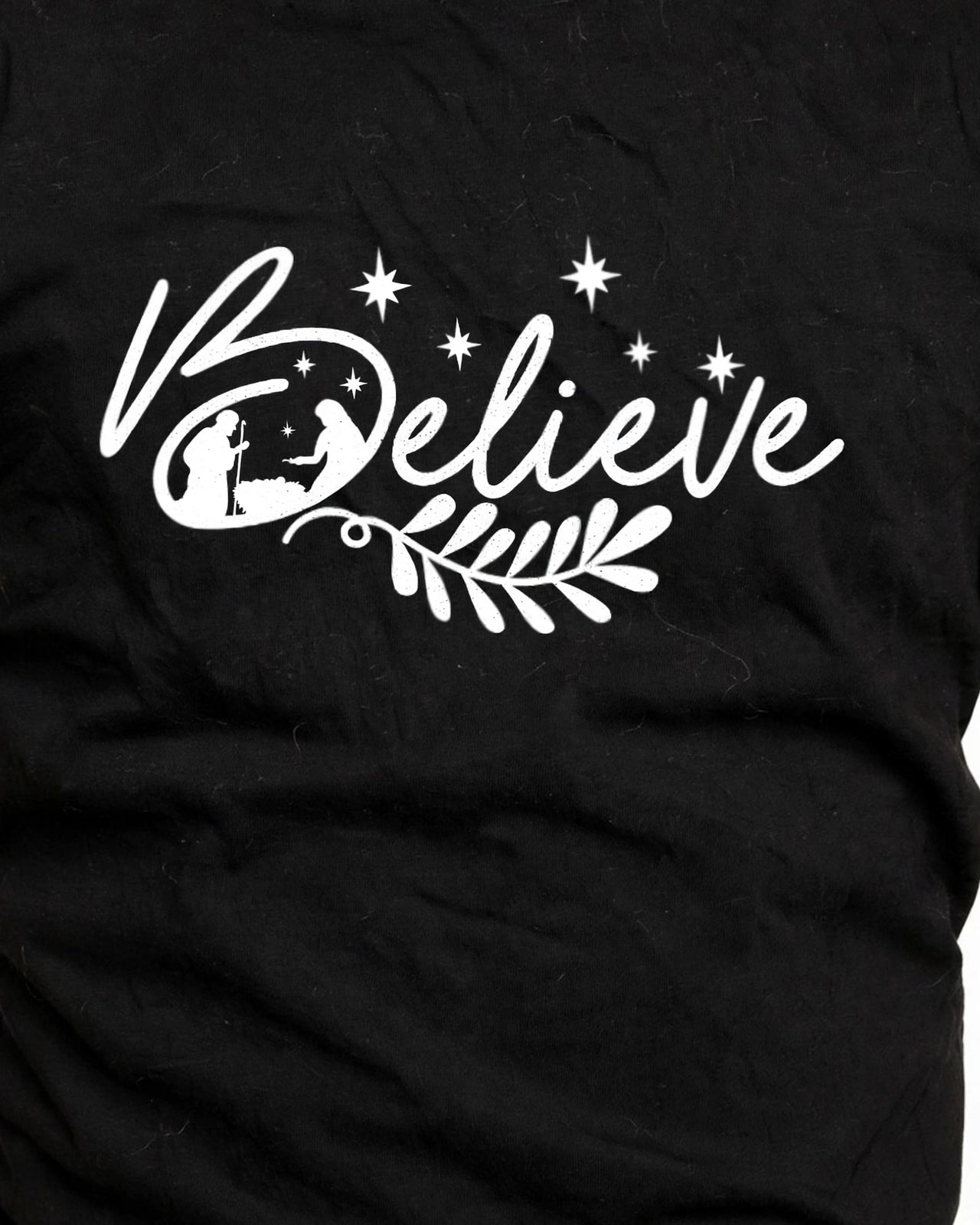 Believe Tee - print close-up
