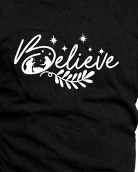 Thumbnail for Believe Tee - print close-up
