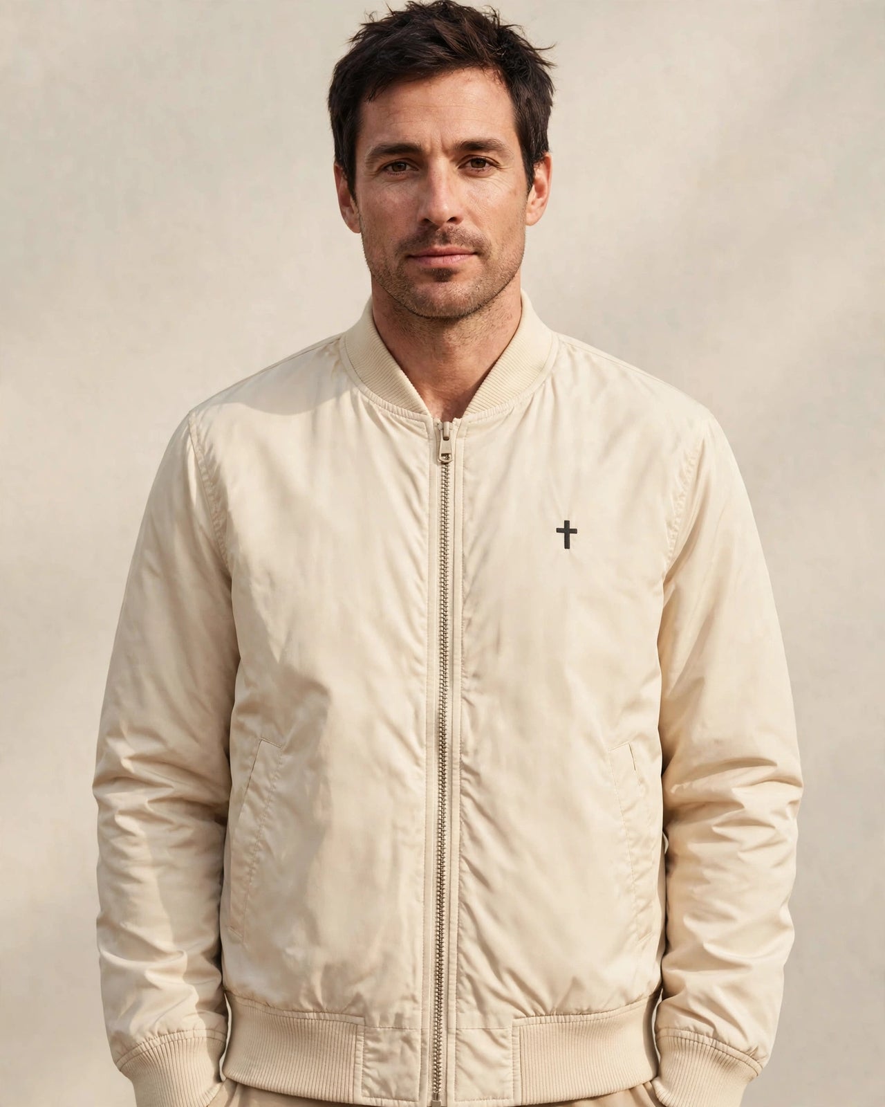 Bomber Jacket - Cream