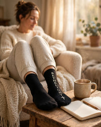 Thumbnail for Be The Light Socks - lifestyle