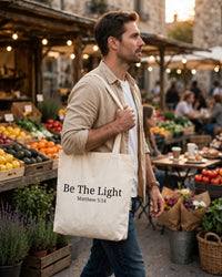 Thumbnail for Be The Light Tote - lifestyle
