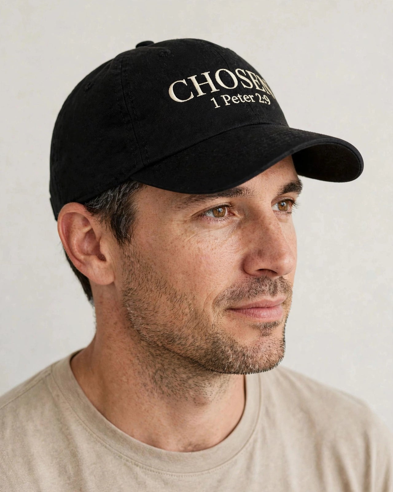Chosen Baseball Cap - side angle