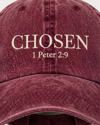 Thumbnail for Chosen Denim Cap - design close-up