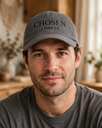 Thumbnail for Chosen Hat - Gray front worn