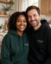 Thumbnail for Chosen Hoodie - couple lifestyle