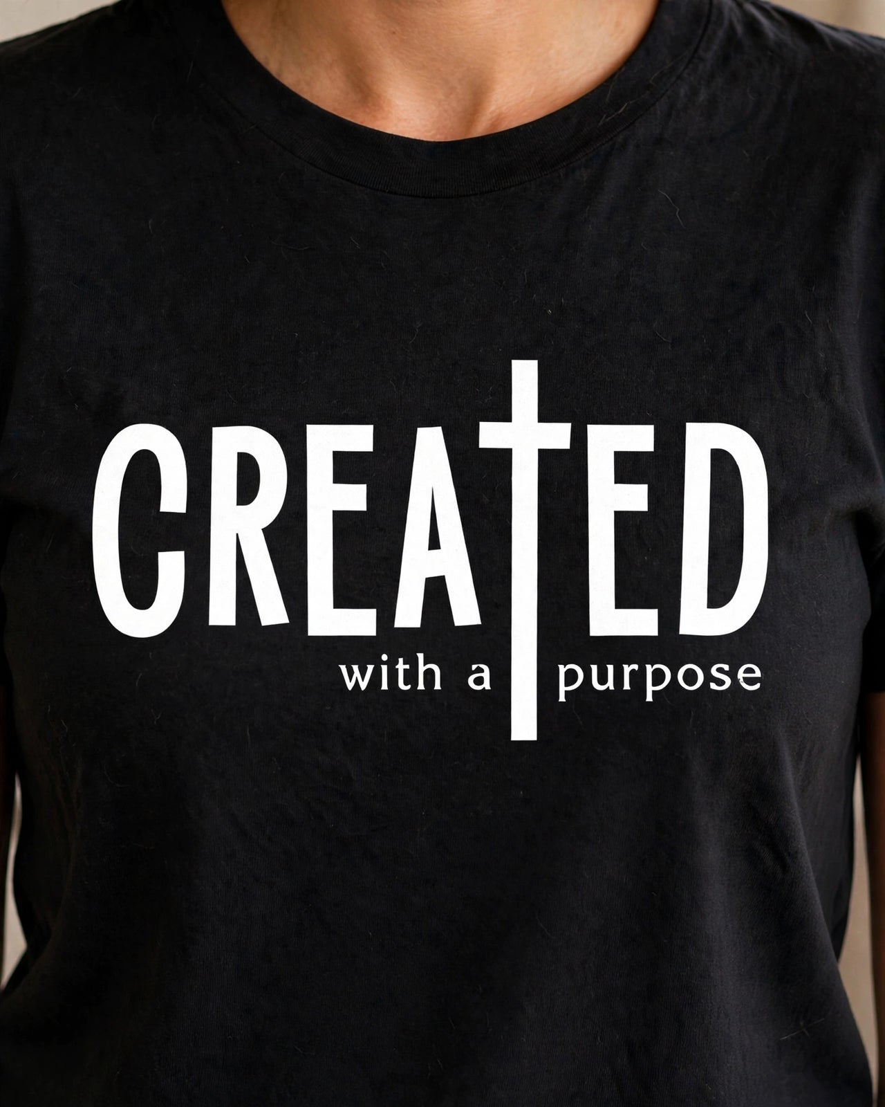 Created With A Purpose Classics Tee - print close-up