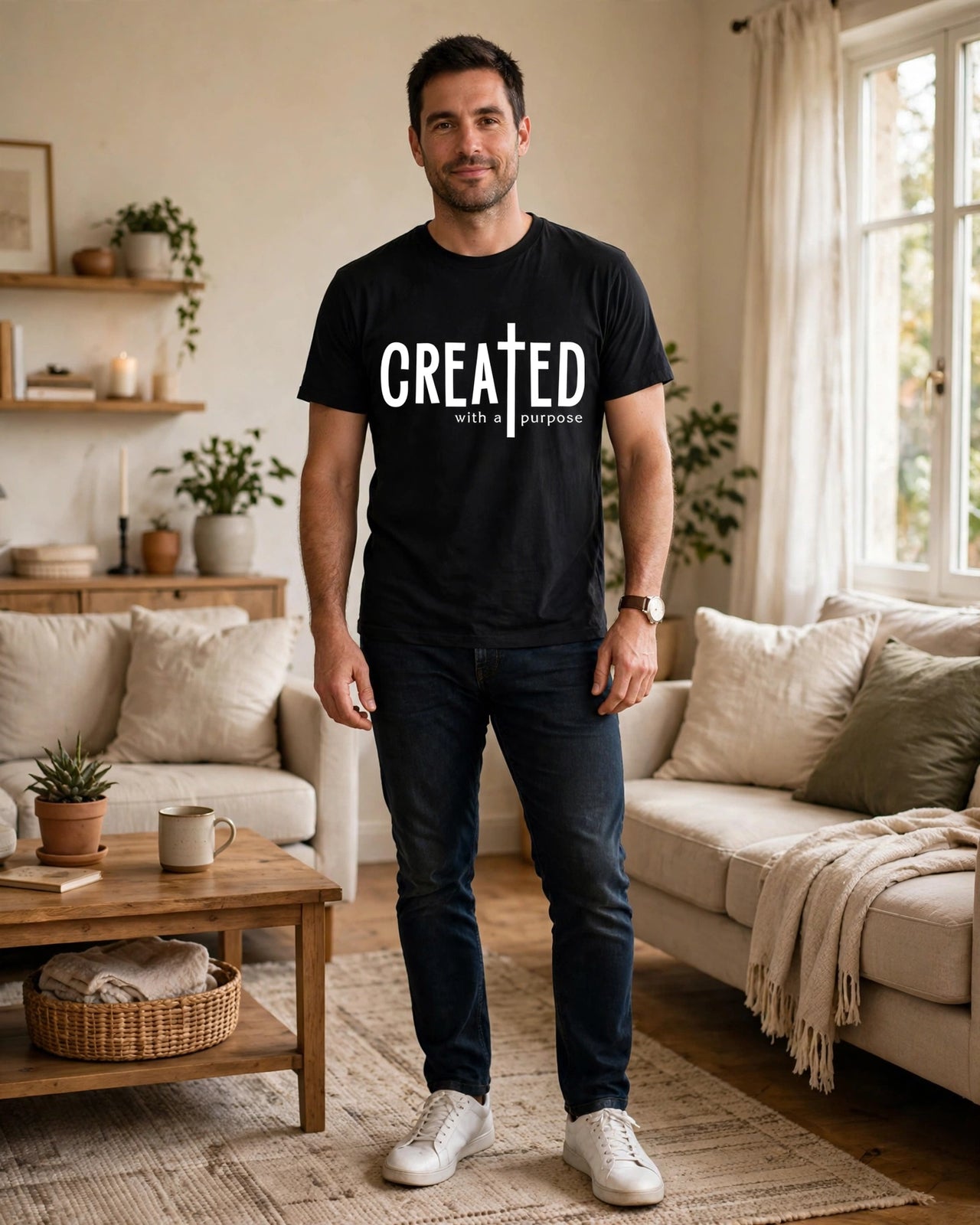 Created With A Purpose Classics Tee - full body