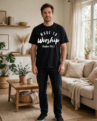 Thumbnail for Made To Worship Tee - full body