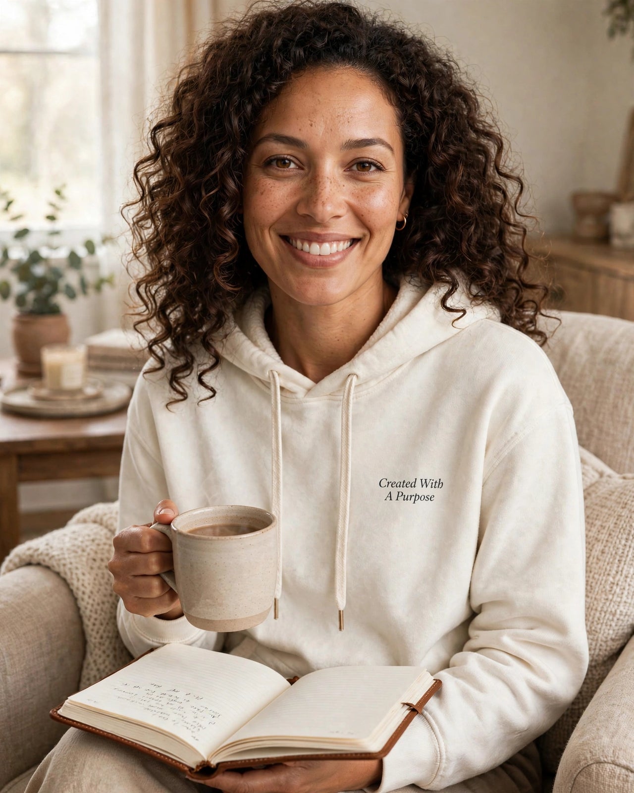 Created With A Purpose Hoodie - lifestyle