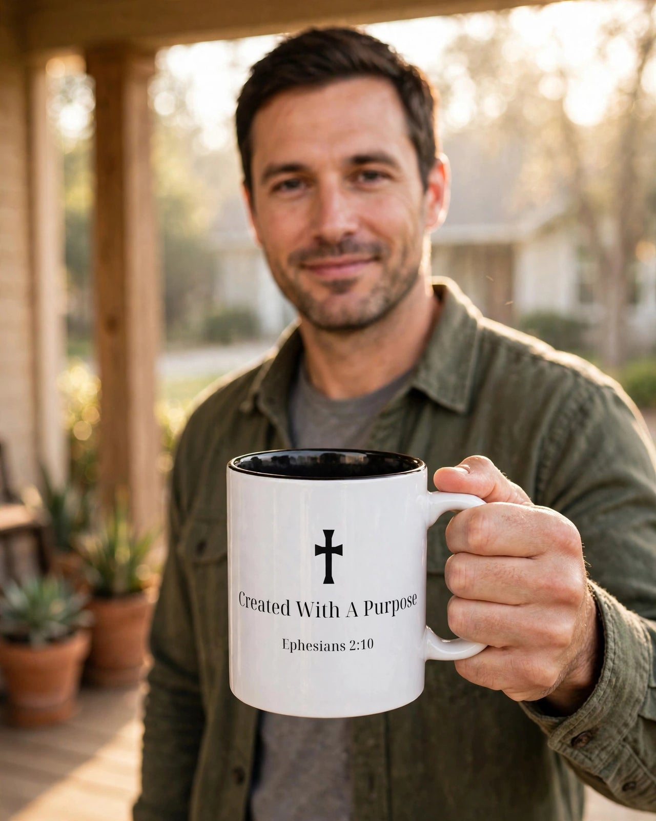 Created With A Purpose Mug - lifestyle