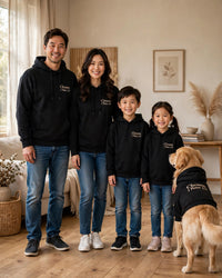 Thumbnail for Family wearing the Hoodie Family Set — Chosen, Black