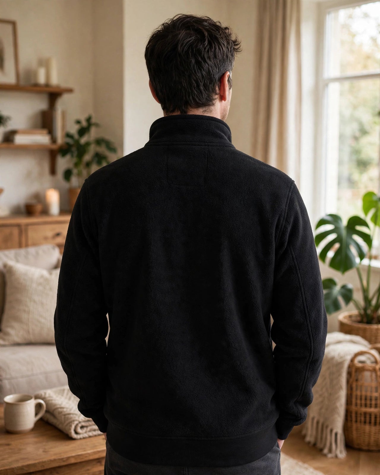 Fleece Jacket - back view
