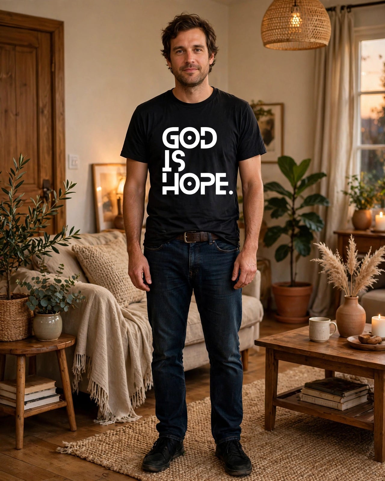 God Is Hope Tee - full body