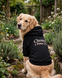 Thumbnail for Dog hoodie mockup — Chosen, Black