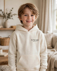 Thumbnail for Kids Be The Light Hoodie - Cream