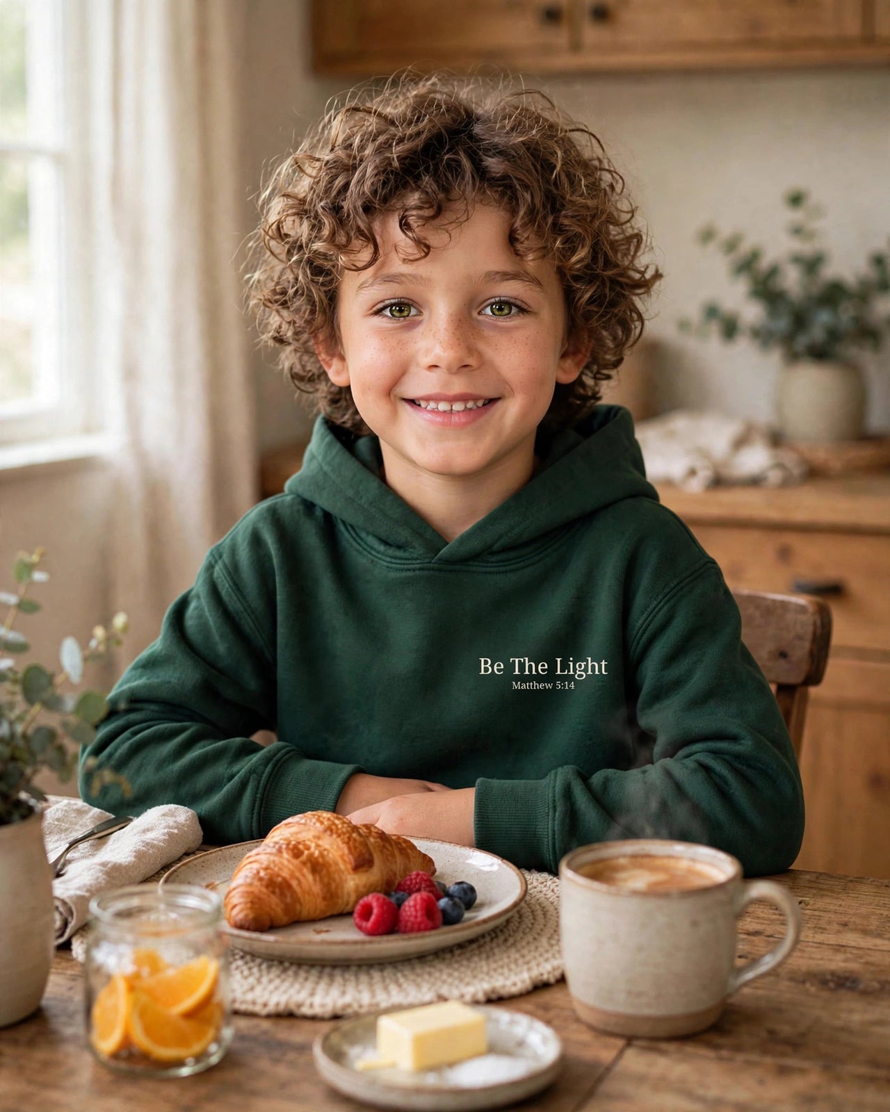 Kids Be The Light Hoodie - lifestyle