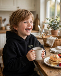 Thumbnail for Kids Chosen Hoodie - lifestyle, breakfast table