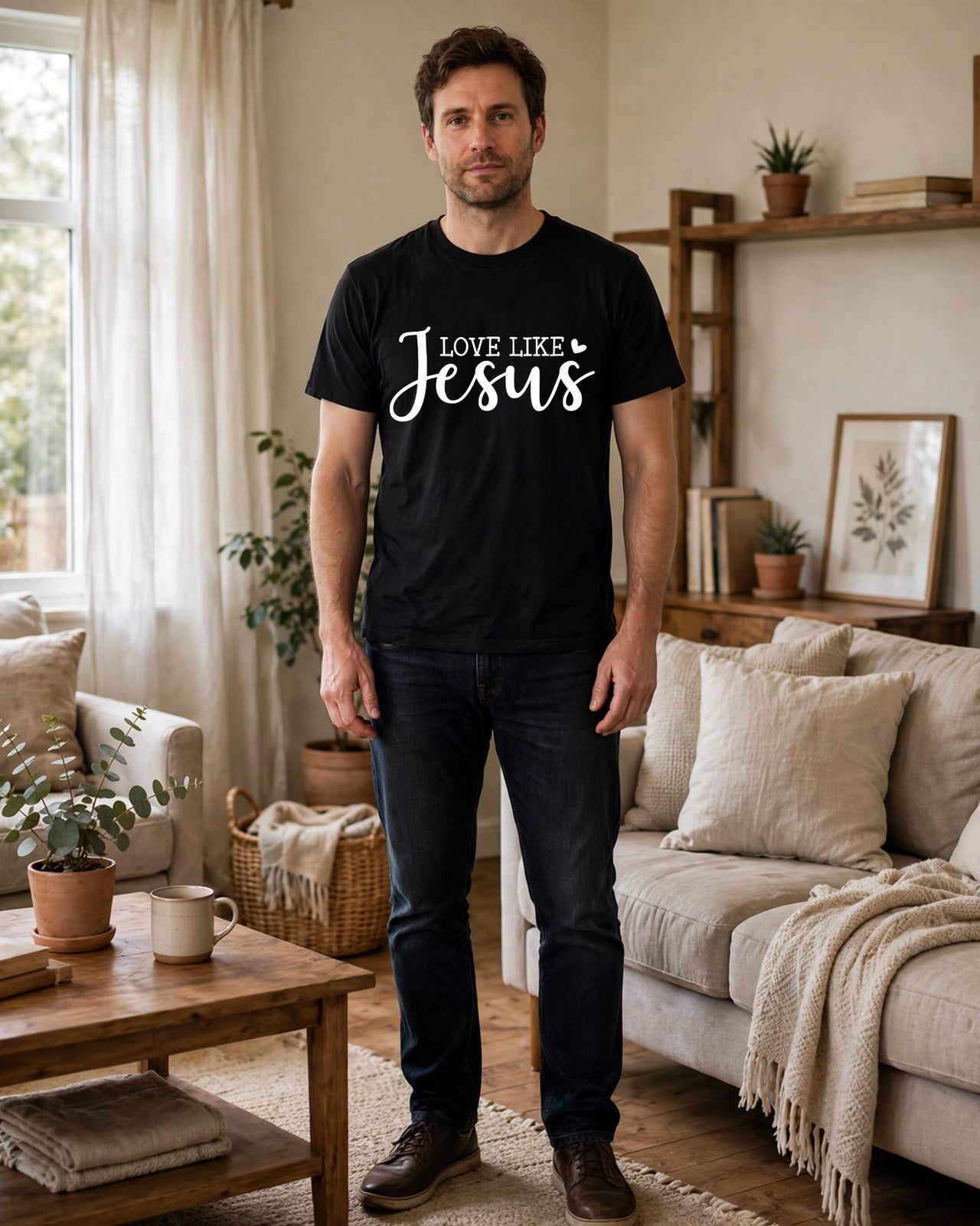 Love Like Jesus Tee - full body