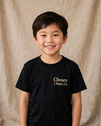 Thumbnail for Kids tee mockup — Chosen, Black
