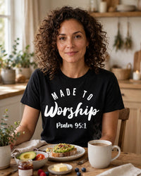 Thumbnail for Made To Worship Tee - lifestyle