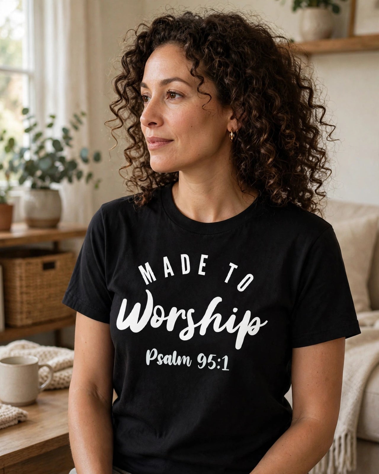 Made To Worship Tee - side view