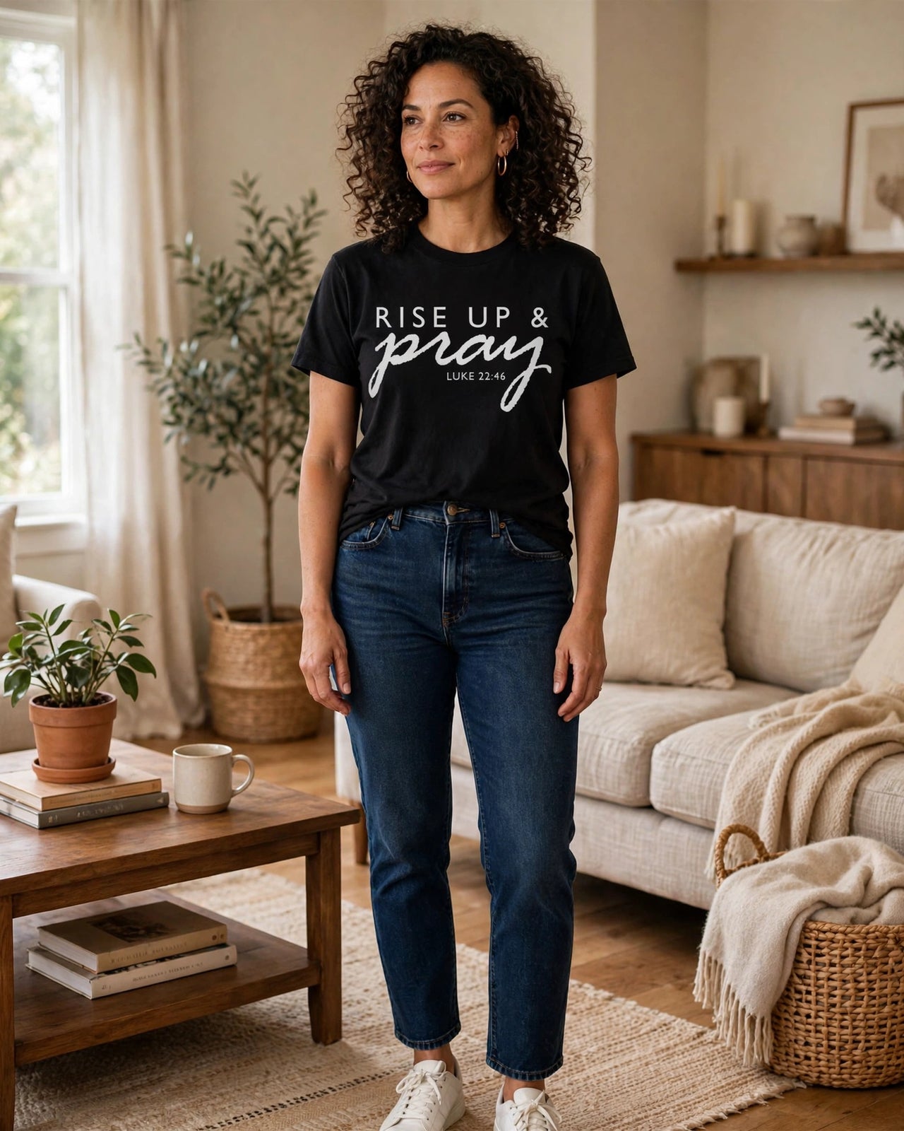 Rise Up & Pray Tee - full body