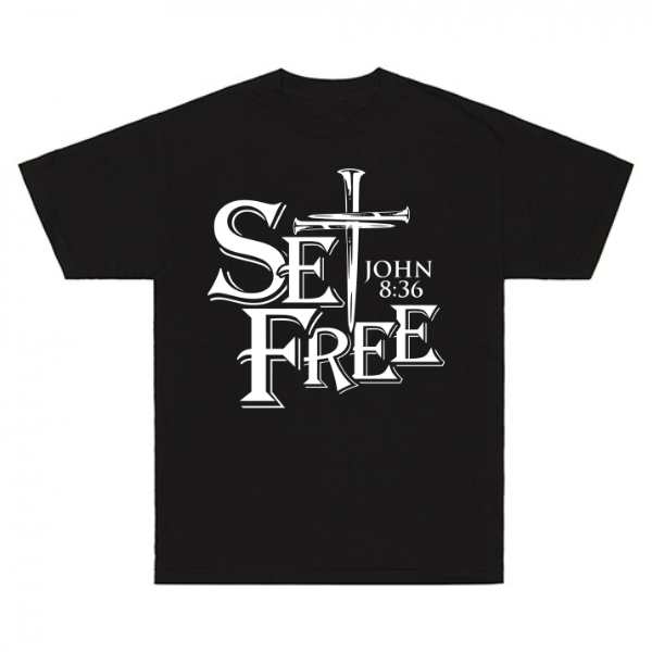 Set Free John 8:36 T-Shirt